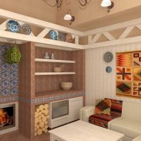 idée d'un décor insolite de l'appartement dans le style scandinave photo