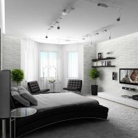 idée d'un décor de chambre clair pour une photo de jeune homme