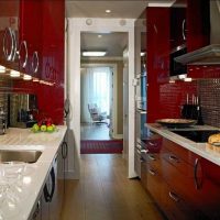 exemple d'un beau décor de cuisine photo de 9 m²
