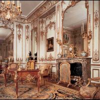 version du décor insolite de l'appartement dans l'image de style roman