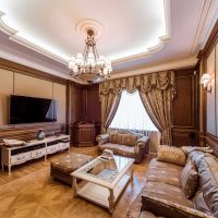 variante d'un intérieur de maison clair dans la photo de style roman