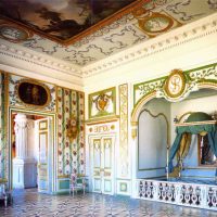 l'idée d'une conception lumineuse de l'appartement dans l'image de style roman