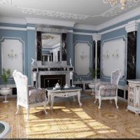 idée de décor insolite de l'appartement dans la photo de style roman