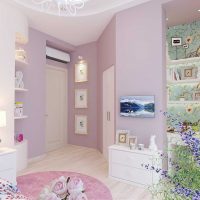 variante d'un beau style d'une chambre pour une fille dans une image de style moderne