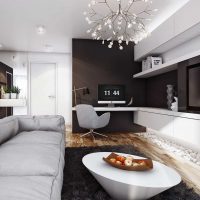 variante d'une belle combinaison de couleurs dans le style d'une image d'appartement moderne