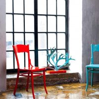 version du décor de chambre insolite dans l'image de style soviétique
