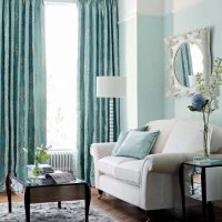application d'une couleur bleue intéressante dans le style d'une photo de maison