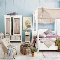 cas d'utilisation de couleur bleue inhabituelle dans le style de la photo de la maison