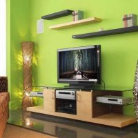 exemple d'utilisation de vert dans une image de décor de pièce inhabituelle