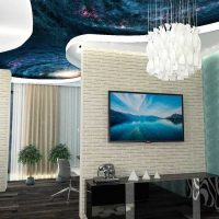 version d'un design de chambre lumineuse pour une photo de jeune homme