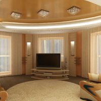variante d'une belle conception d'un salon dans une maison privée photo