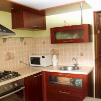 l'idée d'une cuisine lumineuse décor de 8 m² photo