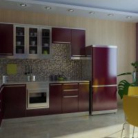 variante d'une cuisine lumineuse de 9 m² photo