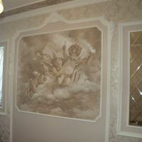 variante du style insolite de la maison avec photo murale