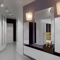 variante d'un intérieur clair d'un couloir moderne photo