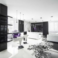 variante d'une combinaison inhabituelle de couleurs à l'intérieur d'une pièce moderne picture
