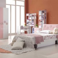 version de la lumière d'une chambre d'enfant pour fille 12 m² image