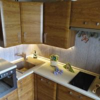 l'idée d'un design de cuisine insolite de 8 m²