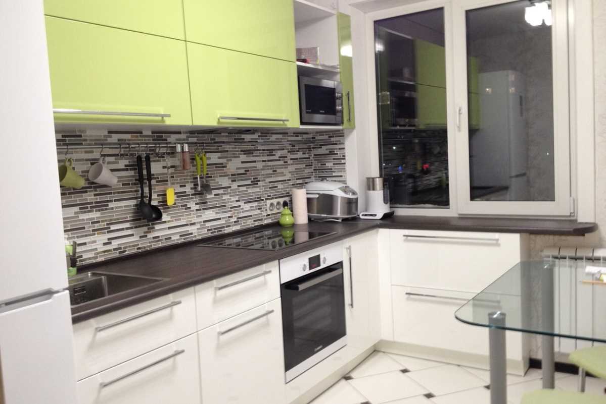Option de cuisine lumineuse de 8 m²