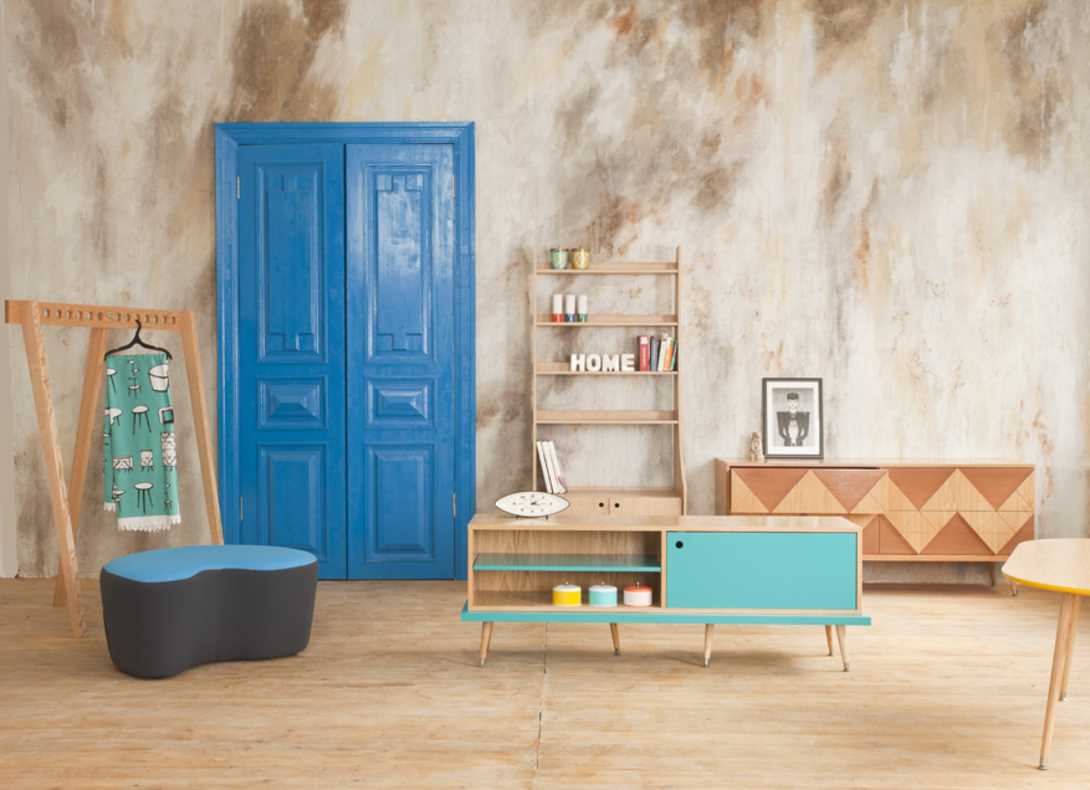 variante du décor de chambre insolite dans le style soviétique