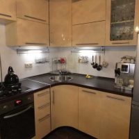 exemple d'un bel intérieur de cuisine de 8 m2