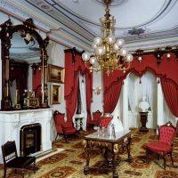 L'idée d'un décor de maison clair dans la photo de style romain