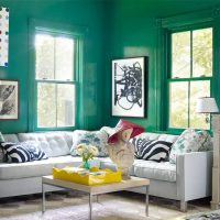 l'idée d'une belle combinaison de couleurs à l'intérieur d'une pièce moderne picture