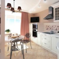 variante du beau style de la cuisine image de 14 m2