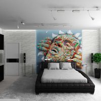 variante d'une chambre lumineuse pour une photo de jeune homme