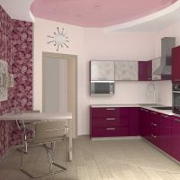 l'idée d'appliquer une image de décor de cuisine lumineux