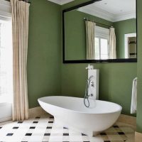 option d'utilisation verte dans une photo intérieure d'appartement insolite