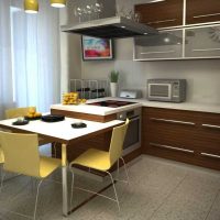l'idée d'une cuisine lumineuse design de 8 m²