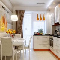 Option de design de cuisine lumineuse image de 8 m²