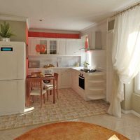 variante d'utilisation d'un intérieur inhabituel d'une image de cuisine