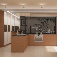 une application pour un style lumineux de l'image de la cuisine