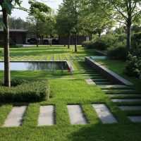 la possibilité d'utiliser des plantes lumineuses dans l'aménagement paysager de la maison photo