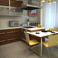 exemple d'un bel intérieur de cuisine photo de 14 m²