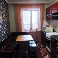 variante d'un bel intérieur de cuisine de 8 m2