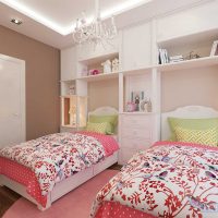 exemple d'un intérieur insolite de crèche pour deux filles photo
