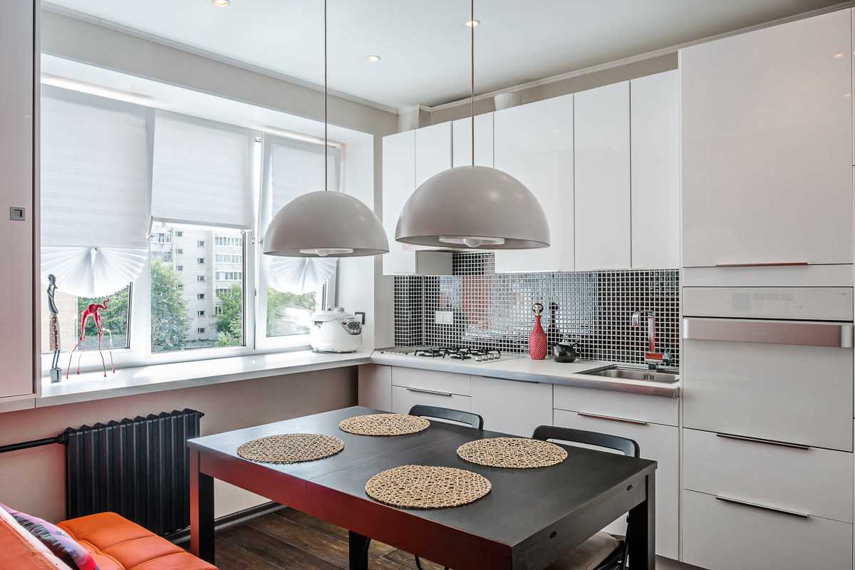 option de cuisine de style lumineux 8 m²