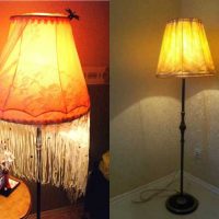 variante du décor lumineux de l'appartement dans l'image de style soviétique