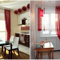 l'idée d'utiliser des rideaux modernes dans une photo d'appartement à la décoration lumineuse