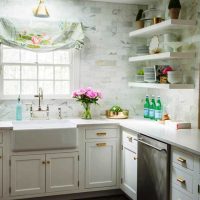 un exemple d'application d'une belle image de décor de cuisine
