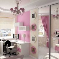 l'idée d'une chambre lumineuse pour une fille dans une photo de style moderne