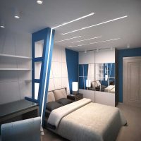 option d'un décor de chambre clair pour une photo de jeune homme