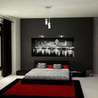 version d'un style de chambre inhabituel pour un jeune homme photo