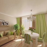 variante d'une combinaison inhabituelle de couleurs dans la conception d'un appartement moderne photo