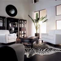 variante d'une belle combinaison de couleurs à l'intérieur d'une chambre moderne photo