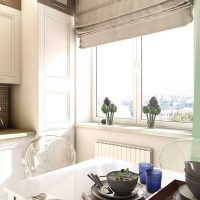 variante d'un décor de cuisine lumineux photo 9 m²