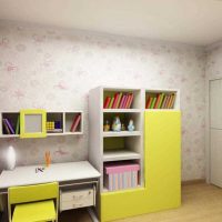 version du décor lumineux de la chambre des enfants pour la fille 12 m² image